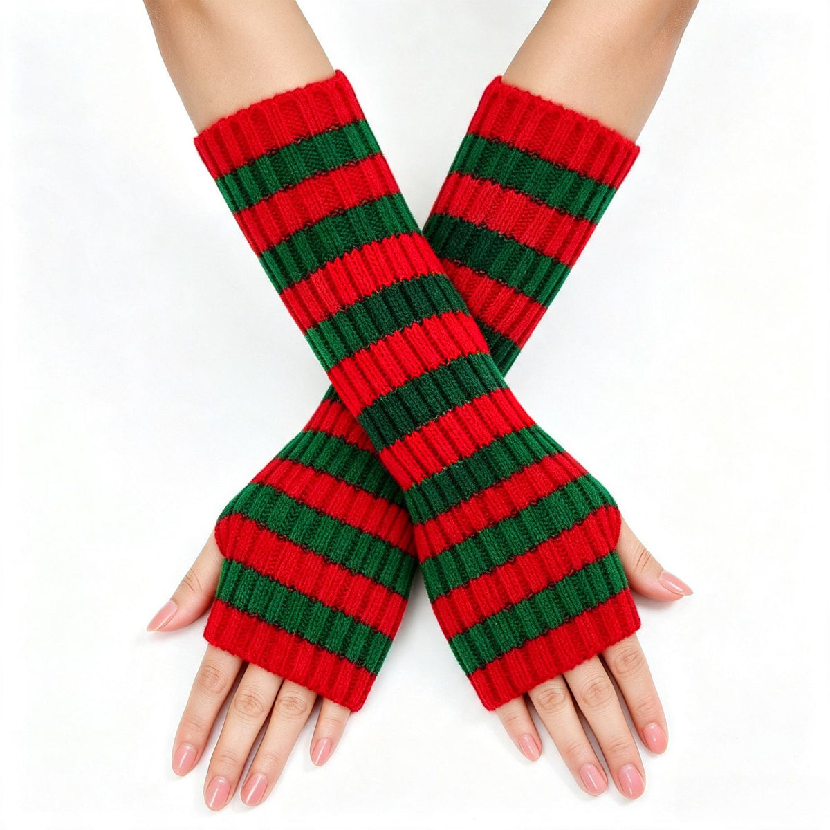 Fingerless Arm Warmers Gloves - DippedShop Wholesale - #8371