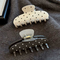 Cute Rhinestone Polka Dots No Slip Hair Claw 8AS6HCP283L