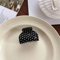 Stylish Polka Dots Strong Hold Hair Claw 6W6HCP1617