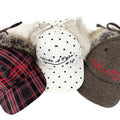 Winter Warm Letter Embroidery Faux Fur Baseball Cap 6W6HAT522