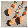 Natural Stone Moon Crystal Pendant Hanging Suncatchers MK2CZAS6H7HLS81