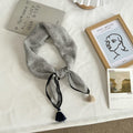 Stylish Cashew Print Tassel Soft Silk Scarf MK2BLW6W6NSI58
