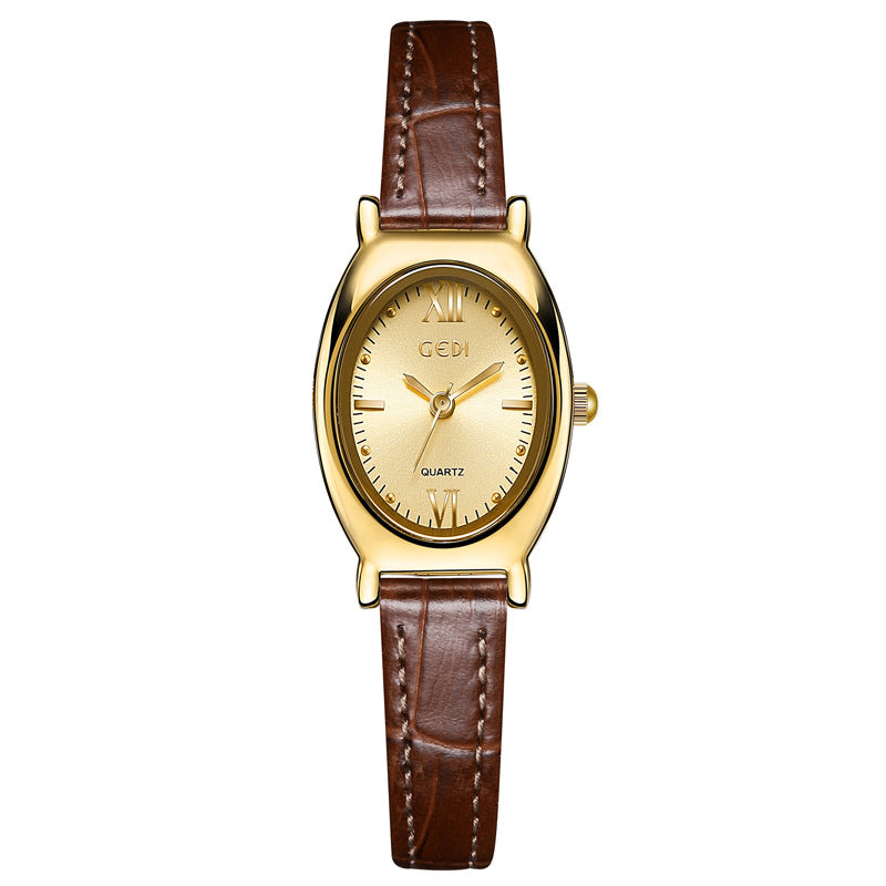 Elegant Oval Dial Analog Quartz Wrist Watch MK2SSAS6W6JWA06