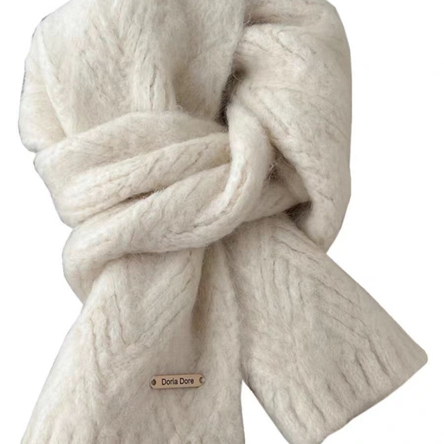Solid Color Knit Scarves - DippedShop Wholesale - #9907