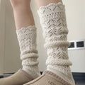 Elegant Hollow Out Crochet Mid-Calf Socks 6W8FSO709