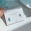 Sea Shell Stud Earrings - DippedShop Wholesale - #3475