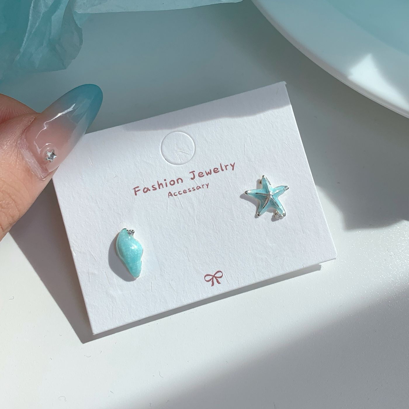 Sea Shell Stud Earrings - DippedShop Wholesale - #3475