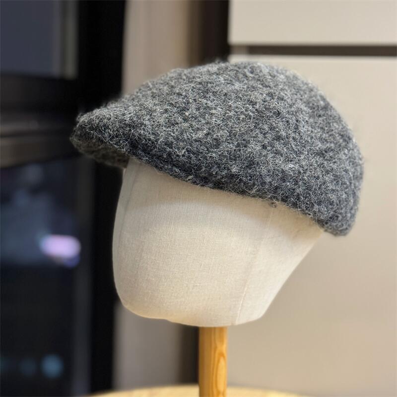 Leather Beret Hat - DippedShop Wholesale - #3667