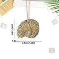 Stylish Rhinestones Beads Crab Pendant Keychain 6W10BBC794