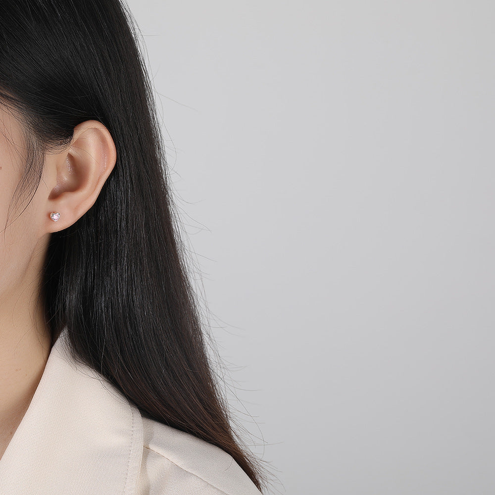 Heart Stud Earrings - DippedShop Wholesale - #3347
