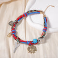 Stylish Rope Braided Key Pendant Necklace 6W6JNC624