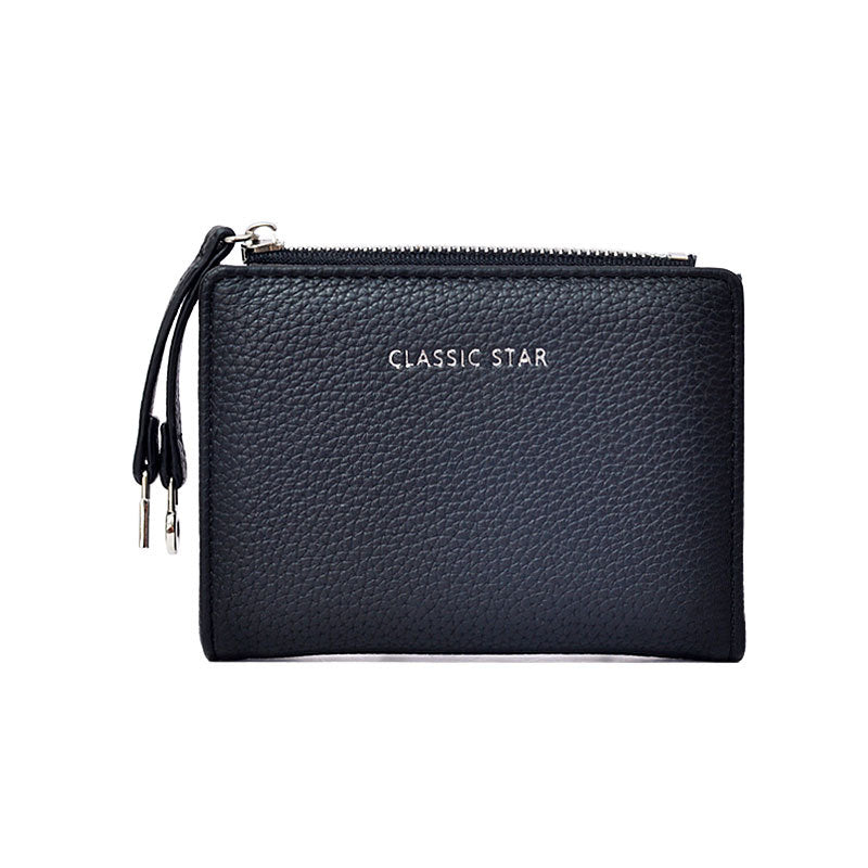 Simple Solid Color PU Coin Purse Wallet 6S10BWB130