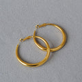 Minimalist Metal Hoop Earrings - DippedShop Wholesale - #9203