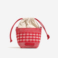 Woven Beach Bucket Bag - DippedShop Wholesale - #3507