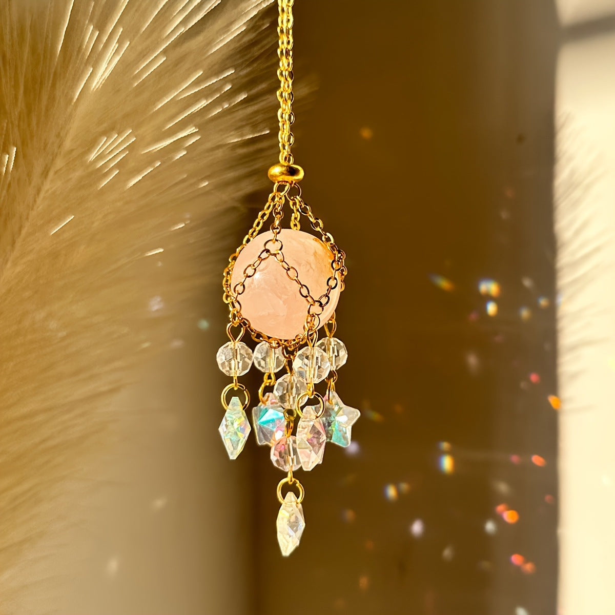 Crystal Suncatcher Window Hanging - DippedShop Wholesale - #0483