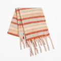 Plush Color Block Scarf - DippedShop Wholesale - #6835