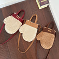 Funny Christmas Plush Glove Crossbody Bag 6W10BBG2207