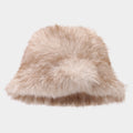 Winter Fuzzy Faux Fur Outdoor Warm Bucket Hat 6W6HAT532