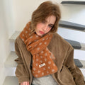 Polka Dot Wool Scarf - DippedShop Wholesale - #8547
