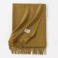 Versatile Solid Color Imitation Cashmere Scarf 6W6NSW278