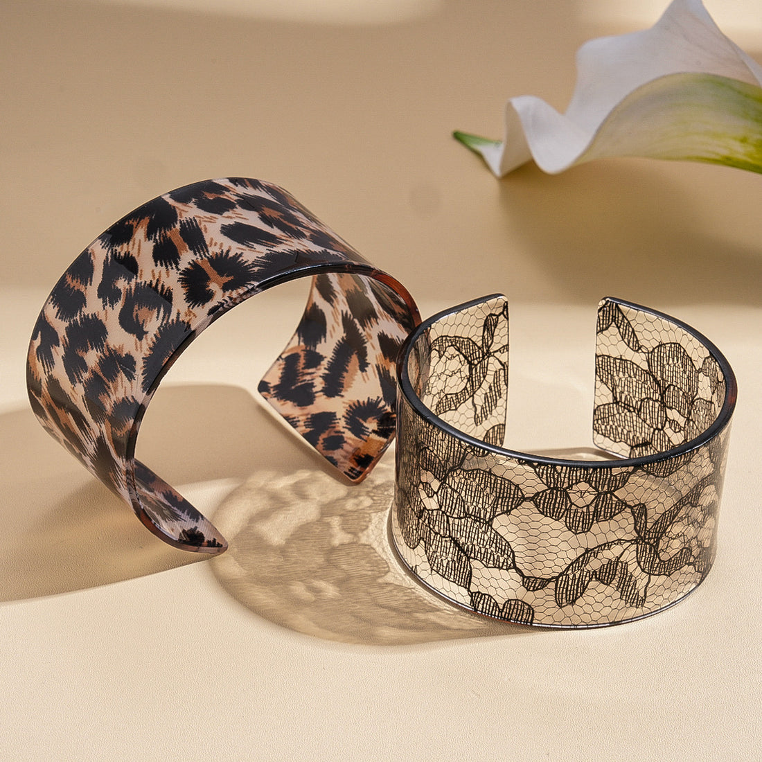 Retro Leopard Print Aceylic Wi - DippedShop Wholesale - #5459