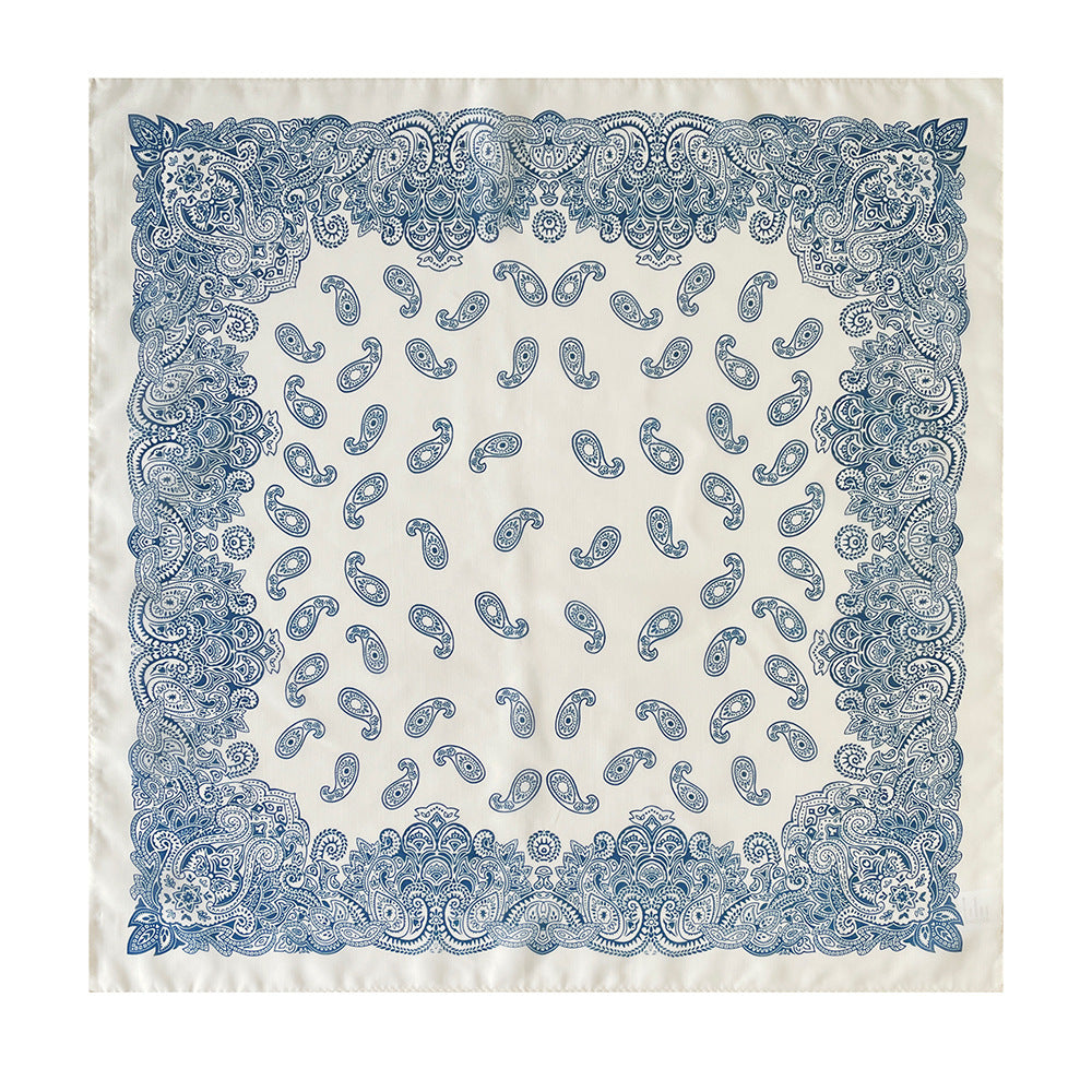 Retro Paisley Silk Scarf - DippedShop Wholesale - #3715