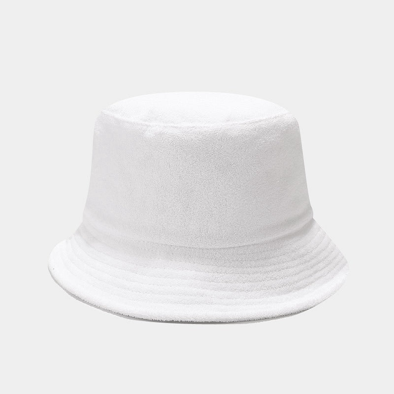 Fresh Solid Color Wide Brim Outdoor Bucket Hat MK2BW6W6HAT72