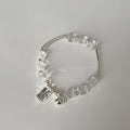 Crystal Beaded Chain Bracelet - DippedShop Wholesale - #3971