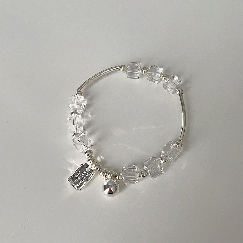 Crystal Beaded Chain Bracelet - DippedShop Wholesale - #3971