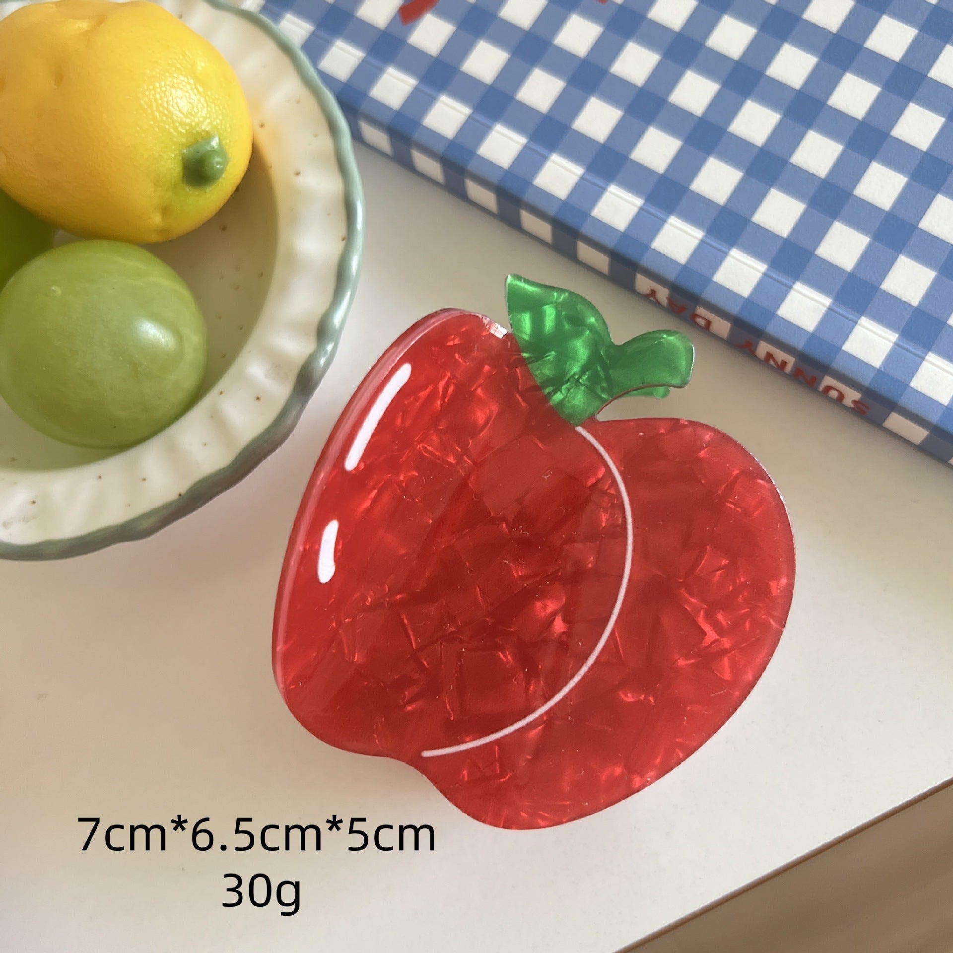 Cute Pear Pattern Acetate Hair - DippedShop Wholesale - #2755
