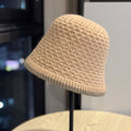Textured Knit Bucket Hat - DippedShop Wholesale - #2499