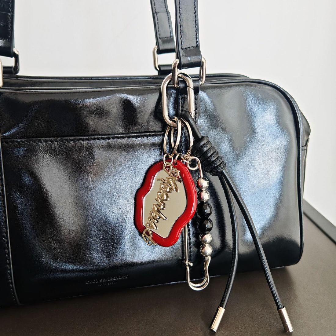 Trendy Mirror Braided Keychain Bag Charm DP25C776