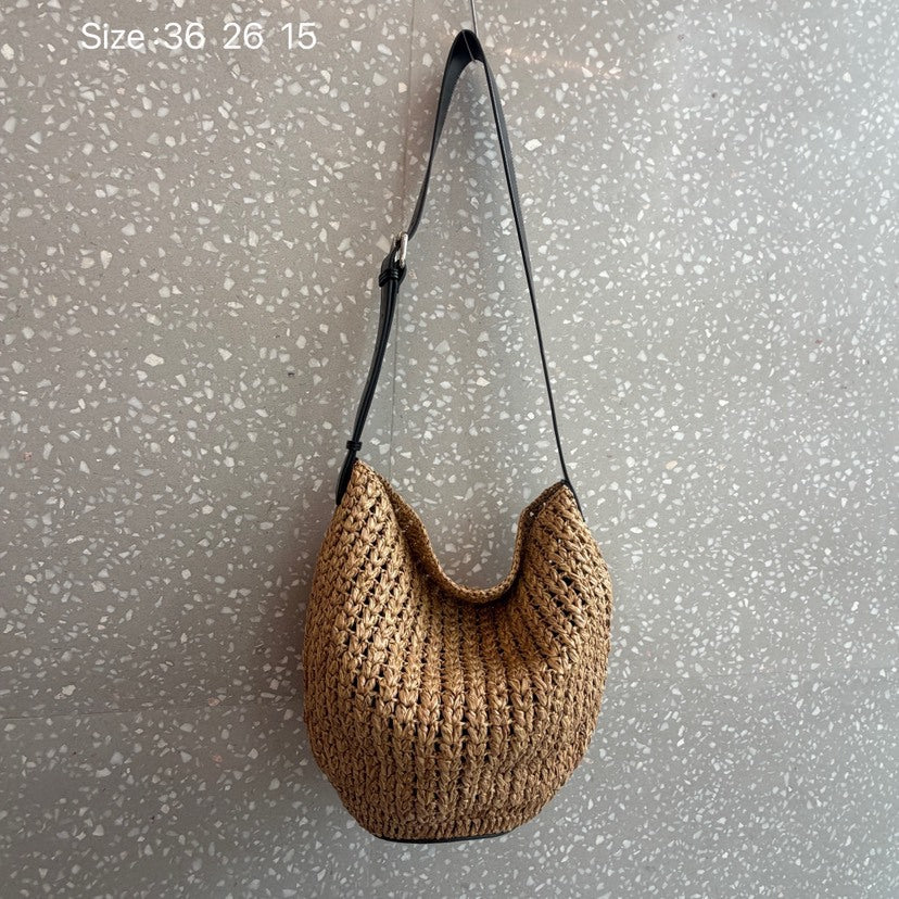 Hand-Woven Hollow Handbag - DippedShop Wholesale - #4851