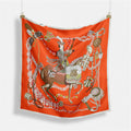 Abstract Silk Square Scarf - DippedShop Wholesale - #6675