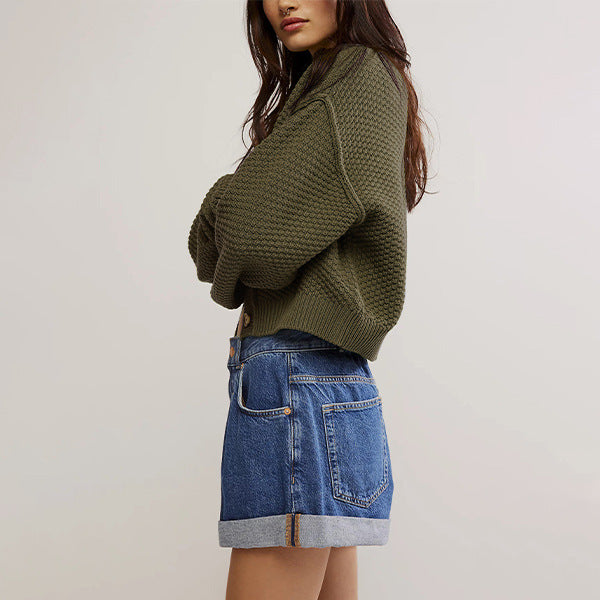 Loose Button Knit Cardigan - DippedShop Wholesale - #0163