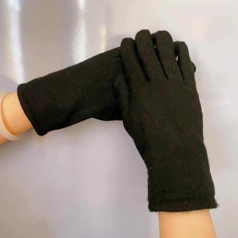 Button Decor Touchscreen Gloves - DippedShop Wholesale - #8243
