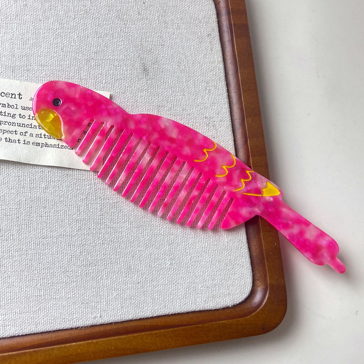 Acetate Bear Hair Combs - DippedShop Wholesale - #6915