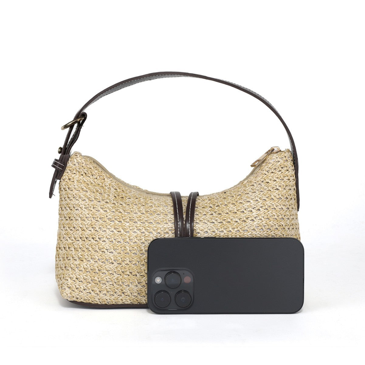 Casual Solid Color Versatile Beach Handbag 8PU6BBG432T