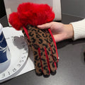 Faux Fur Winter Gloves - DippedShop Wholesale - #0211