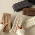 Thickened Cable Knit Winter Crew Socks 6W8FSO883