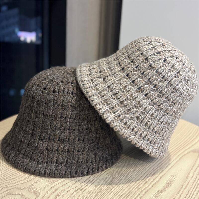 Textured Knit Bucket Hat - DippedShop Wholesale - #1699