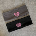 Heart Print Sporty Headband - DippedShop Wholesale - #2499