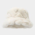 Trendy Faux Fur Warm Fuzzy Bucket Hat 6W6HAT529