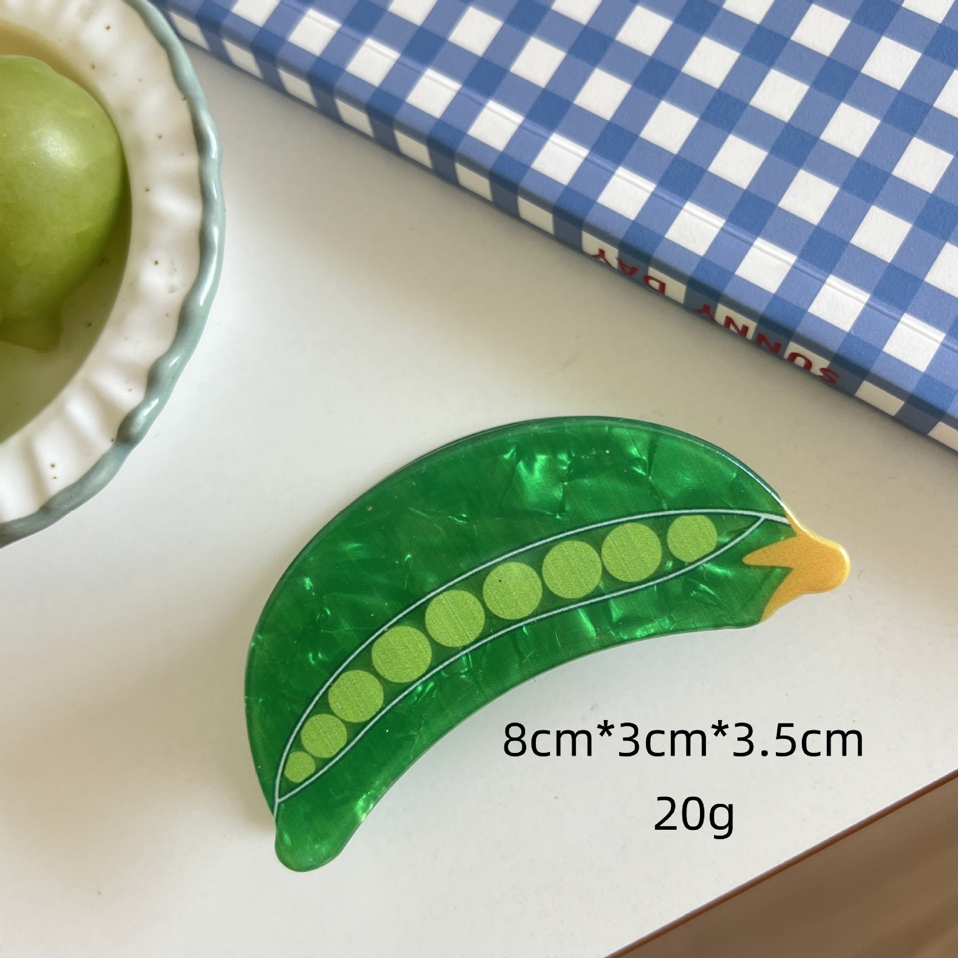 Cute Pear Pattern Acetate Hair - DippedShop Wholesale - #7219
