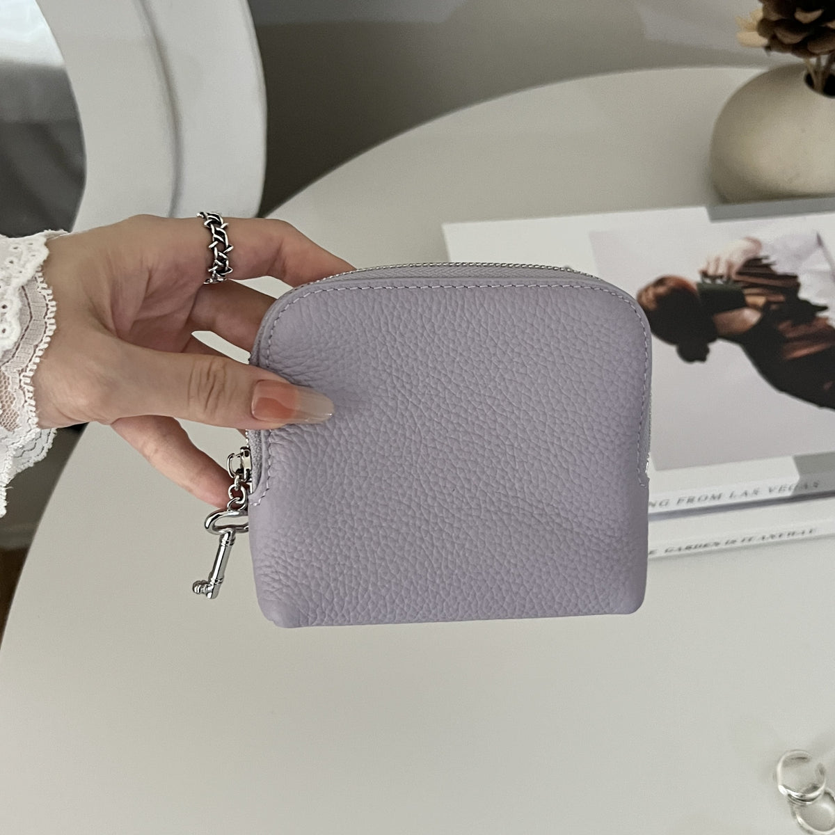 Simple Mini Solid Color Portable Jewelry Case 6W13HSJ104