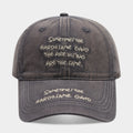 Stylish Letter Embroidery Adjustable Baseball Cap 8BK6HAT185L