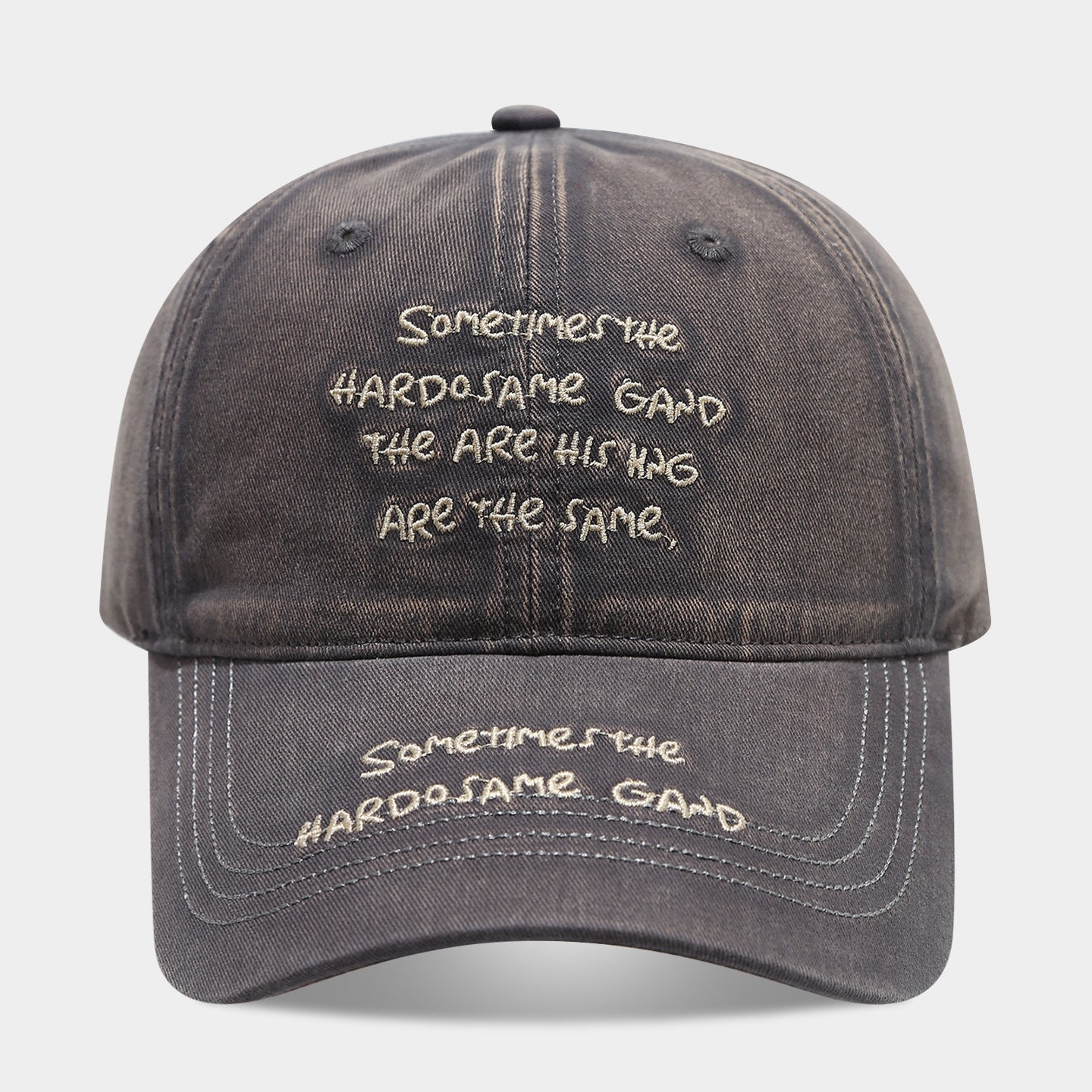 Stylish Letter Embroidery Adjustable Baseball Cap 8BK6HAT185L