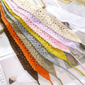 Boho Handmade Crochet Floral Solid Color Headband MK2BK6W6HHS21