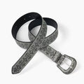 Fashion Floral Embossed Studded Leather Belt MK2LEEP6W6JBT37