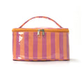 Color Block Striped Large Capacity Makeup Bag MK2BW6S10BOB62